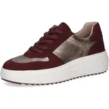 CAPRICE Sneaker in BORDEAUX/ROSE | Gr.: 38