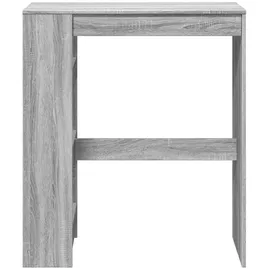 vidaXL Bartisch mit Regal 90 x 40 x 103,5 cm Grau Sonoma