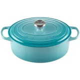 Le Creuset Signature Bräter 29 cm oval karibik