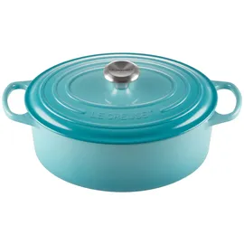 Le Creuset Signature Bräter 29 cm oval karibik