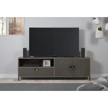 Home Affaire Fusion Lowboard 183 cm Braun Holz/Kunststoff/Metall/MDF