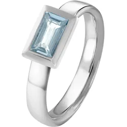 Acalee 90-1017-01 Topas Ring Weißgold 333 / 8K hellblauer Topas, 52/16,6