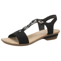 Rieker Sandalette in Schwarz | Gr.: 40