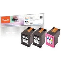 Peach Multi Pack Plus - 3er-Pack - Schwarz, Farbe (Cyan, Magenta, Gelb)