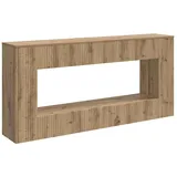 vidaXL Artisan-Eiche Konsolentisch 155 x 29 x 74 cm Beige