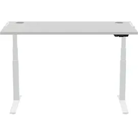 Fellowes Schreibtisch Levado grau / Weiß