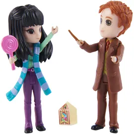 Spin Master WIZARDING WORLD Harry Potter, Magical Minis Cho Chang und George Weasley Figuren-Set mit 2 Puppenzubehör, Kinderspielzeug ab 6 Jahren