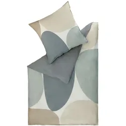 SCHÖNER WOHNEN-Kollektion Bettwäsche Pebble 135 x 200 cm Renforce Grau