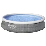 Bestway Poolset, Blau, Grau, Weiß, Kunststoff, 84 cm, Freizeit, Pools und Wasserspaß, Pools, Aufstellpools