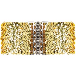 Gürtel "Pailletten", gold