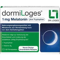 Dr. Loges dormiLoges Melatonin plus Tryptophan Filmtabletten 60 St.