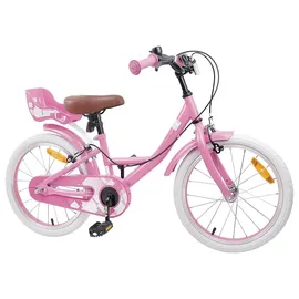 vidaXL Kinderfahrrad 18 Zoll RH 0 cm Hellrosa
