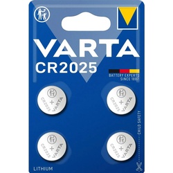 Varta CR2025 (4 Stk., CR2025, 160 mAh), Batterien + Akkus