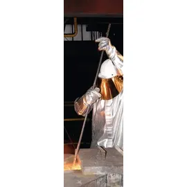 JUTEC Hitzehandschuhe L.30cm max.800Grad/kurzfristig PBI-Gewebe Fauster