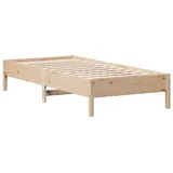 vidaXL Massivholzbett 100x200 cm Kiefernholz
