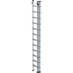 PROREGAL Sprossen-Schiebeleiter 3-teilig ohne Traverse 3x14 Sprossen