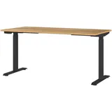 Germania Schreibtisch Jet Eiche / Schwarz