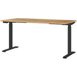 Germania Schreibtisch Jet Eiche / Schwarz