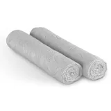 BestLivings Microfaser Geschirrtuch 65 x 45 cm 4er Pack Hellgrau