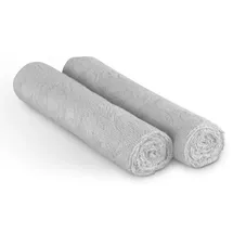 BestLivings Microfaser Geschirrtuch 65 x 45 cm 4er Pack Hellgrau