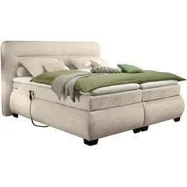 MID.YOU Boxspringbett 180 x 200 cm H2 Sand