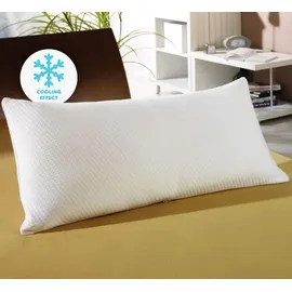 BestLivings Nackenstützkissen Kühlkissen 40 x 80 cm Weiß
