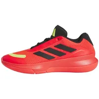 adidas Unisex BB Legends Low, Lucid red/core Black/Lucid Lemon, 45 1/3 EU