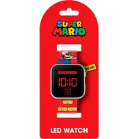 Peers Hardy Disney Mario LED Uhr Rot