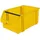 Höner Alfred Sichtlagerkasten Polystyrol 500/450x300x230 mm gelb
