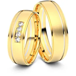 Trauringe Hamm 750er Gelb-/Weiflgold - 5577