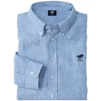 Polo Sylt Langarmhemd Blau XXL