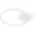 Homcom Deckenlampe 3 Lichtfarbe rund 50 x 40 x 7,4 cm weiß