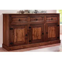 Home Affaire Sideboard Mexiko, Kommode aus massivem Kiefernholz, Breite 151 cm beige