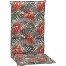 BEO Hochlehner Auflage 100 x 50 x 5 cm grau rot 1 St.