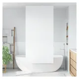 vidaXL Duschrollo 110 x 240 cm weiß