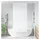 vidaXL Duschrollo 110 x 240 cm weiß