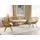 Beliani Lounge Set 3-tlg. Beige/Schwarz