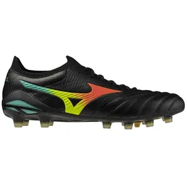 Mizuno Morelia Neo V B Japan FG Unisex Black/Lava Orange/Arcadia 43