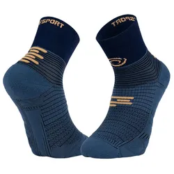 BV Sport Lauf Marathon 2 - Mid Chaussettes - Bleu marine - 39/41
