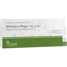 Homöopathisches Laboratorium Alexander Pflüger GmbH & Co. KG Milchsäure Pflüger Injektionslösung 5 ml