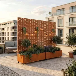 casa.pro Aaskis 190 x 120 x 38 cm Braun