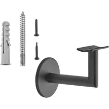 SOTech Handlaufhalter CLASSIC Schwarz Höhe 67,8 mm Ausladung 67,5 mm für Handläufe mit Ø 45 mm