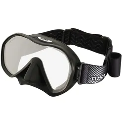 Tusa - Zensee - Tauchmaske mit Fabric Strap Maskenband - Farbe: Sch...