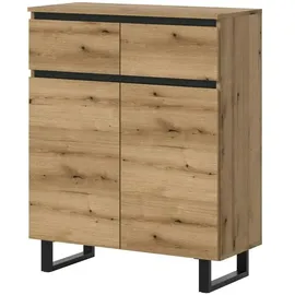 xonox Tomasa 80 x 99 x 36 cm Braun / Schwarz