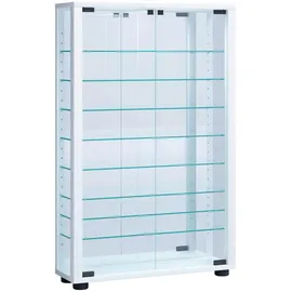 VCM Hängevitrine Vitrosa 59 x 18 x 91,3 cm Weiß