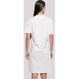 F4NT4STIC Shirtkleid California Print Weiß L