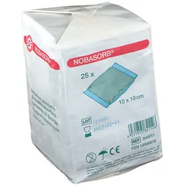 NOBAMED Saugkompressen unsteril 10 x 10 cm 25 St