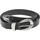 URBAN CLASSICS Chunky Buckle Loop Gürtel Polyurethan Schwarz/Silber L/XL