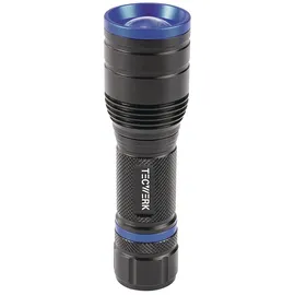tecwerk LED-Taschenlampe 150-500 lm 3xAAA 100/170m schwarz