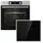 Gorenje Steel Set EX Herdset maxi AutoClean AquaClean mit 60 cm Glaskeramik Kochfeld (BCS6737E12X + ECD634X)
